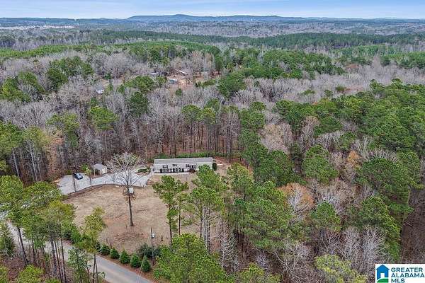 16.6 Acres of Land with Home for Sale in Columbiana, Alabama