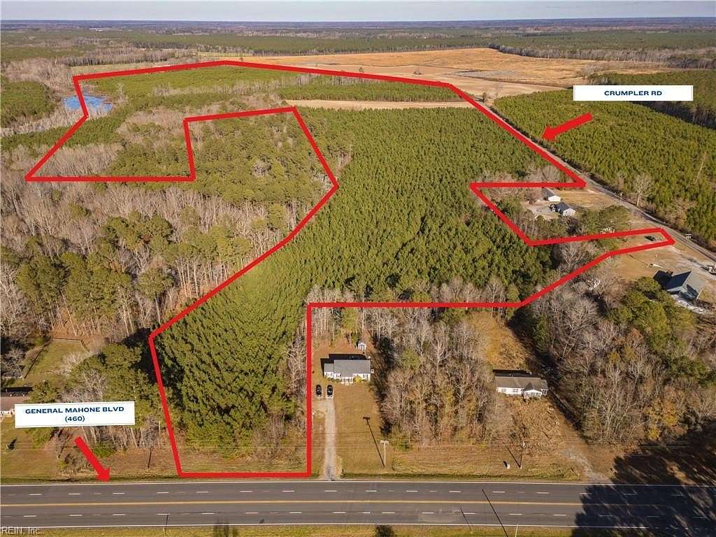 135 Acres of Agricultural Land for Sale in Ivor, Virginia