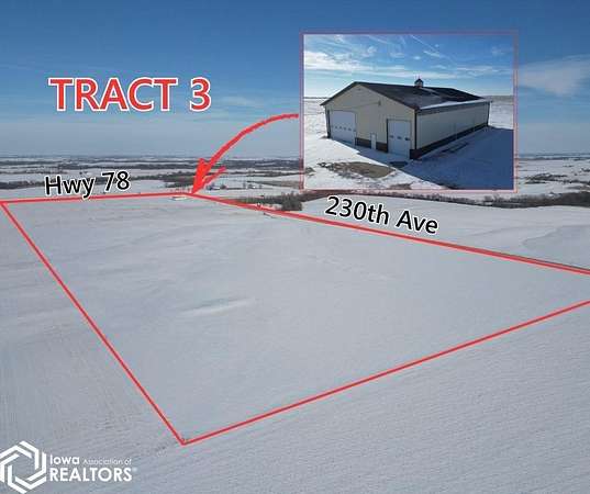 35.8 Acres of Agricultural Land for Sale in Packwood, Iowa