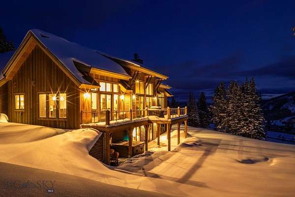 1.63 Acres of Residential Land with Home for Sale in Big Sky, Montana