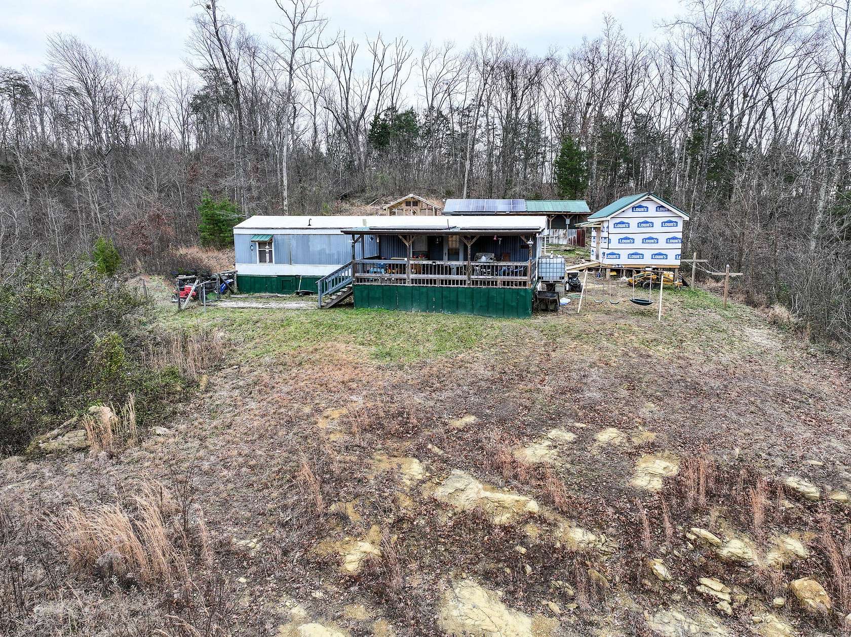 7.37 Acres of Land with Home for Sale in Bulls Gap, Tennessee