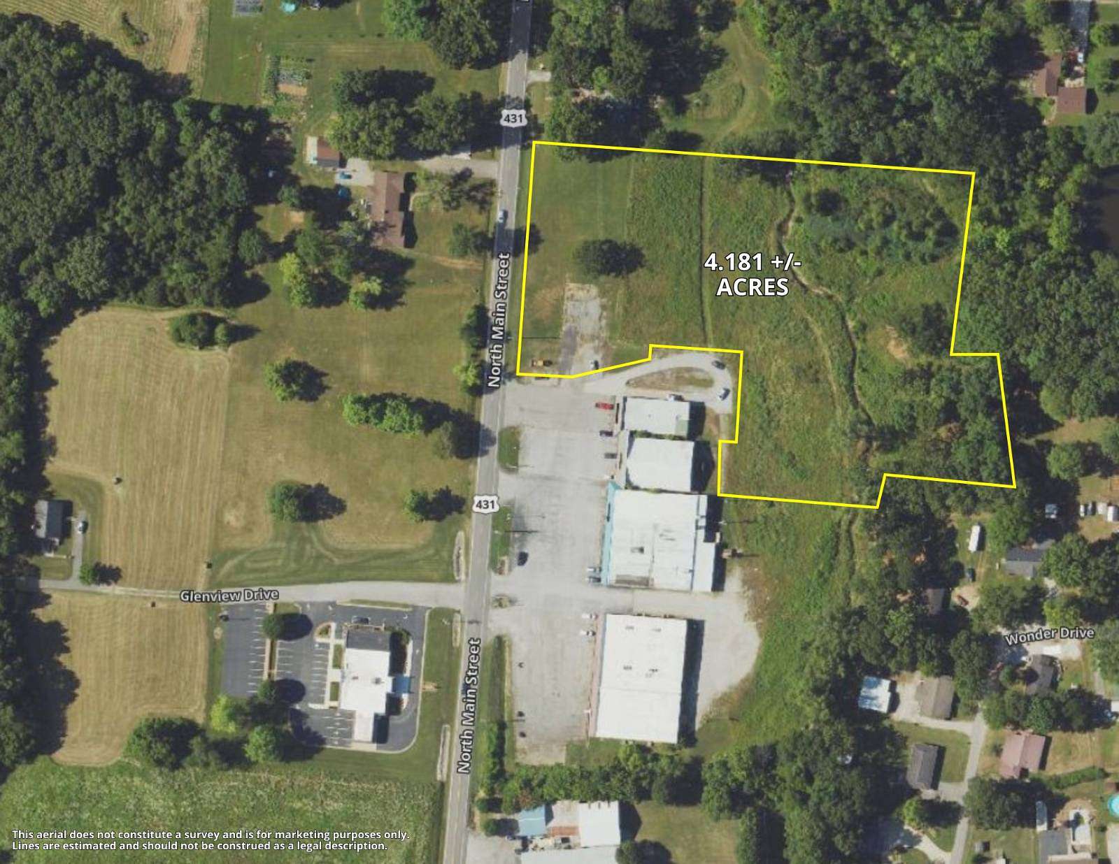 4.18 Acres of Commercial Land for Sale in Lewisburg, Kentucky