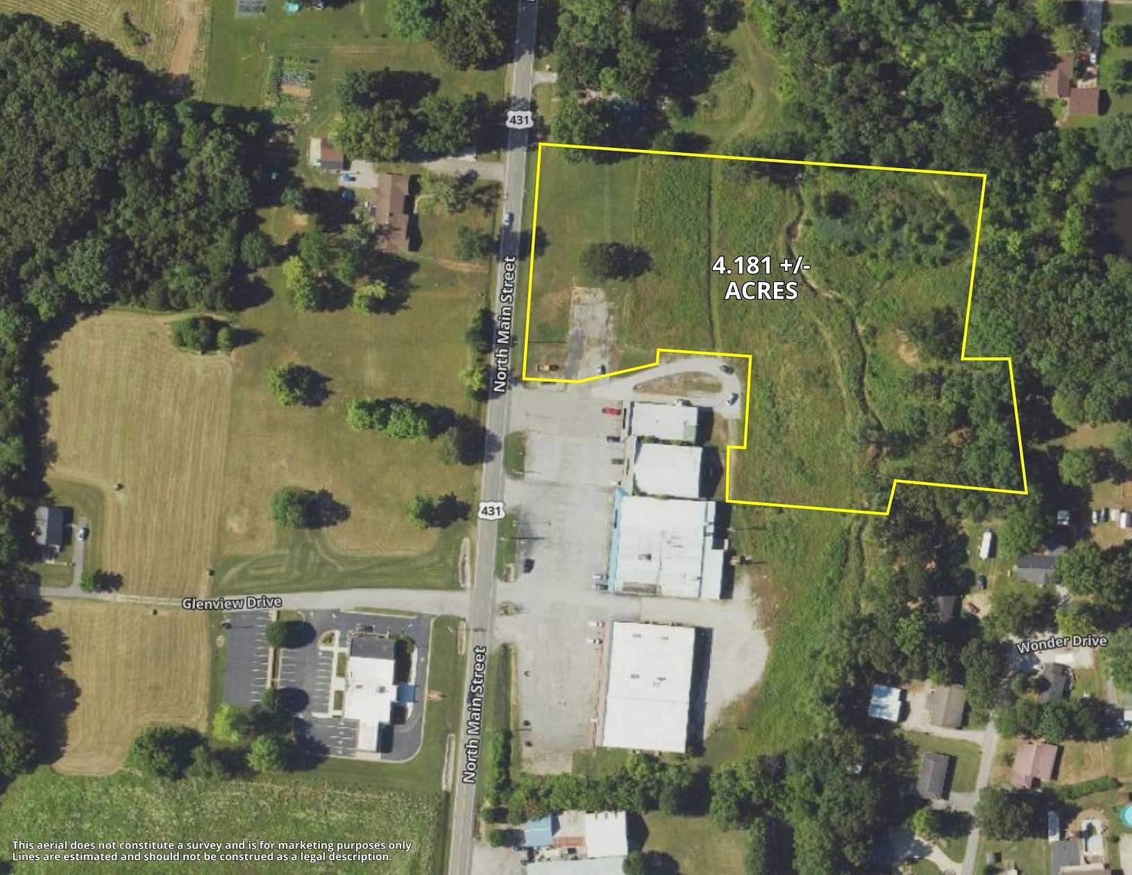 4.18 Acres of Commercial Land for Sale in Lewisburg, Kentucky