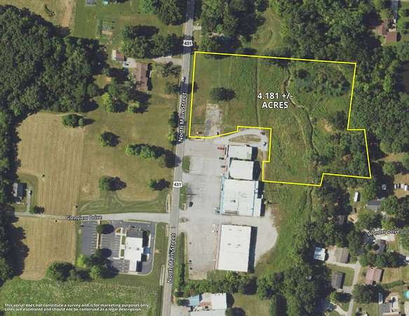 4.18 Acres of Commercial Land for Sale in Lewisburg, Kentucky