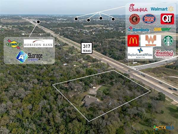 2.65 Acres of Improved Mixed-Use Land for Sale in Belton, Texas