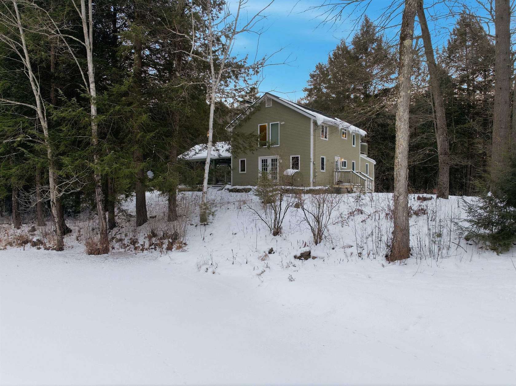 10 Acres of Recreational Land with Home for Sale in Unity, New Hampshire