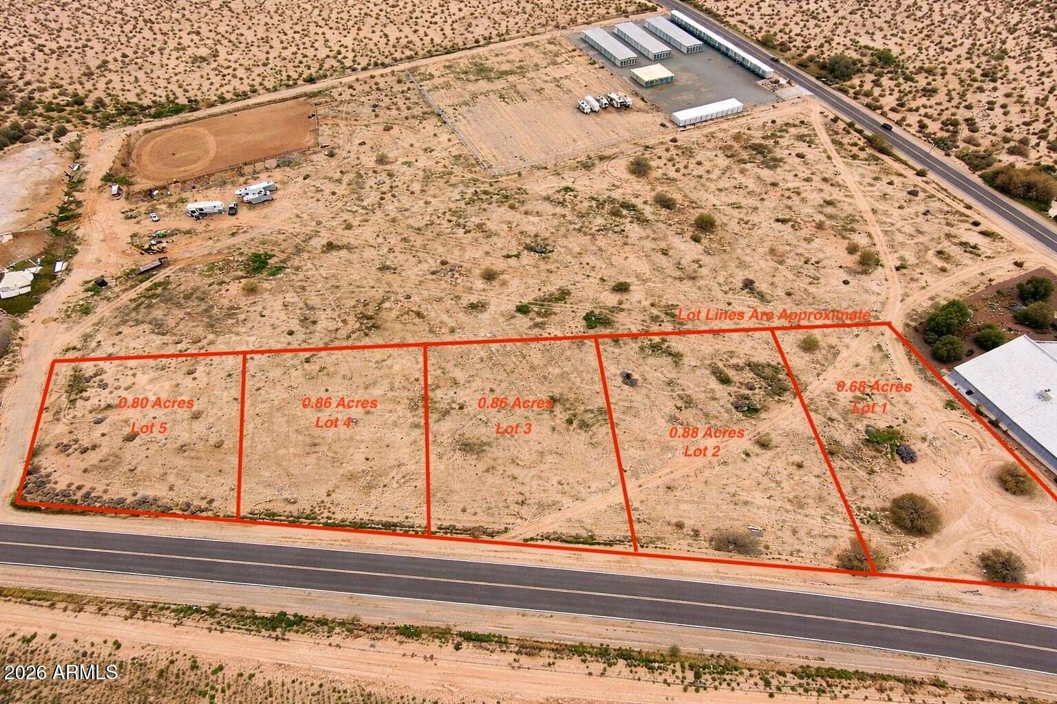 0.86 Acres of Commercial Land for Sale in Salome, Arizona