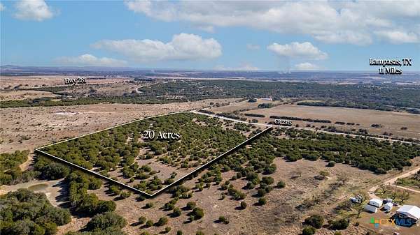 20 Acres of Recreational Land for Sale in Lampasas, Texas