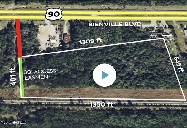 14 Acres of Mixed-Use Land for Sale in Ocean Springs, Mississippi