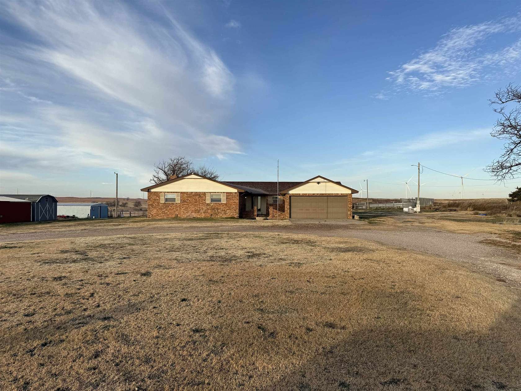 14.6 Acres of Land with Home for Sale in Fargo, Oklahoma