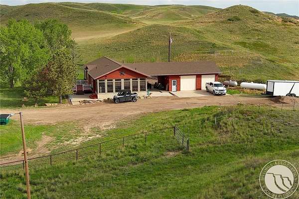 21.7 Acres of Land with Home for Sale in Sidney, Montana