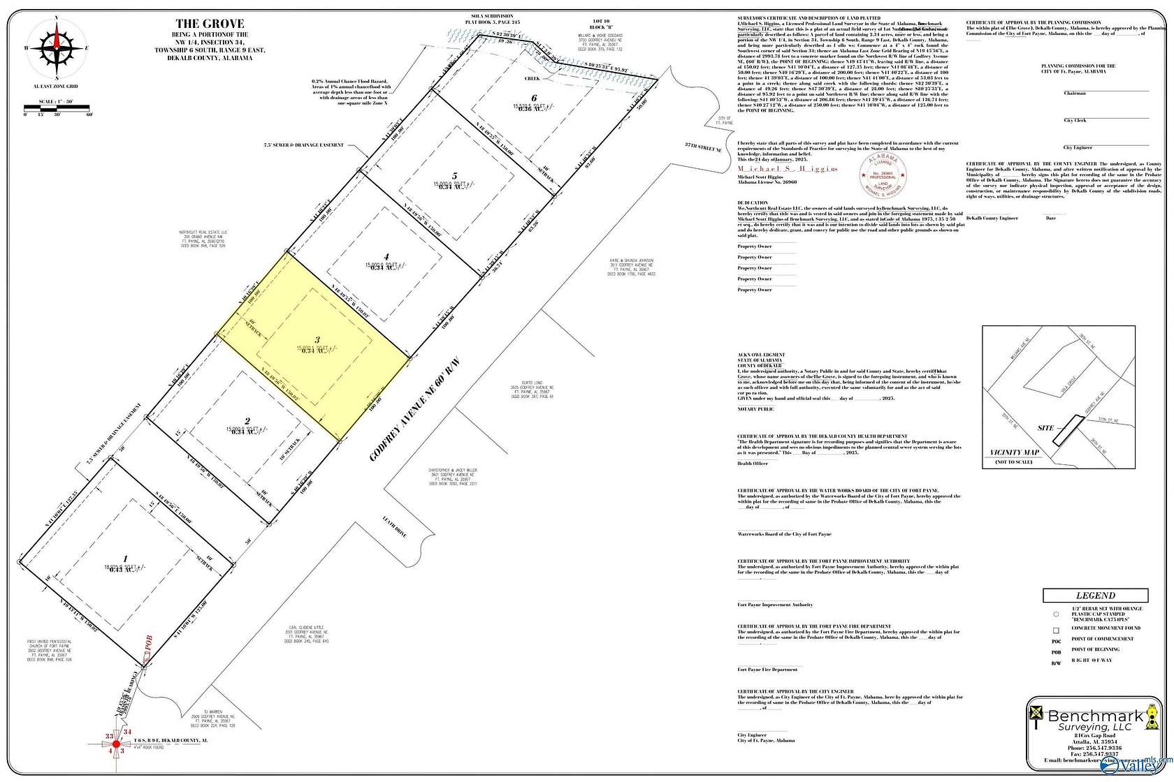 9.45 Acres of Residential Land for Sale in Fort Payne, Alabama