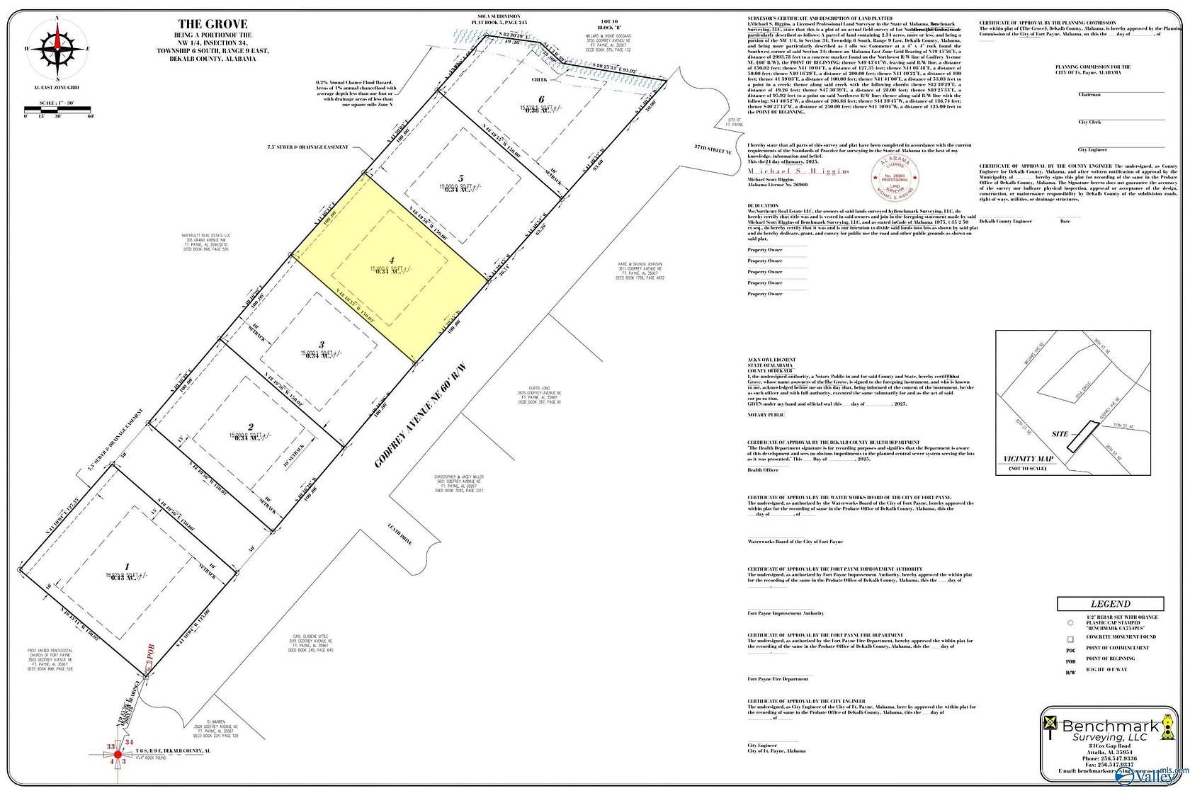 9.45 Acres of Residential Land for Sale in Fort Payne, Alabama