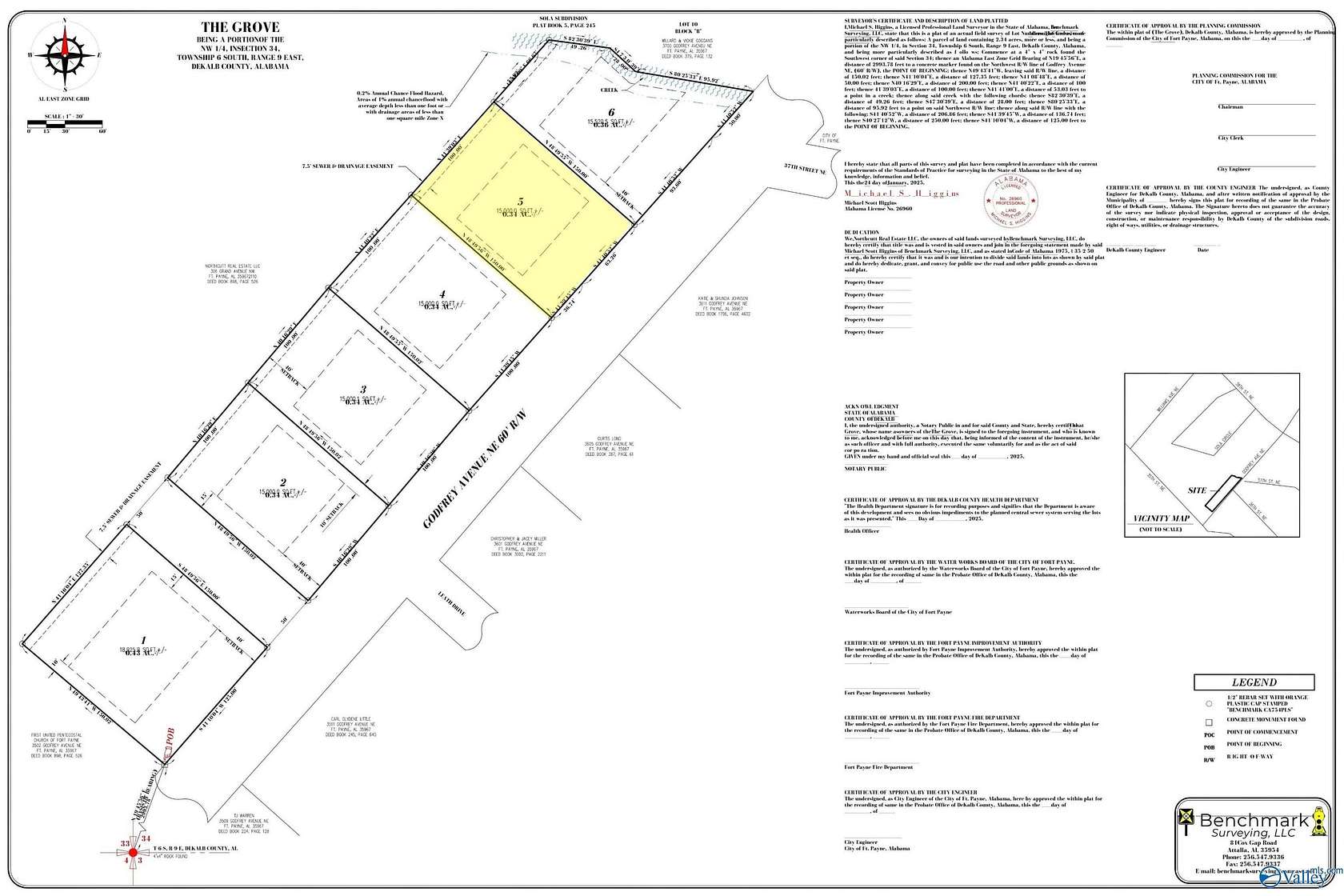 9.45 Acres of Residential Land for Sale in Fort Payne, Alabama