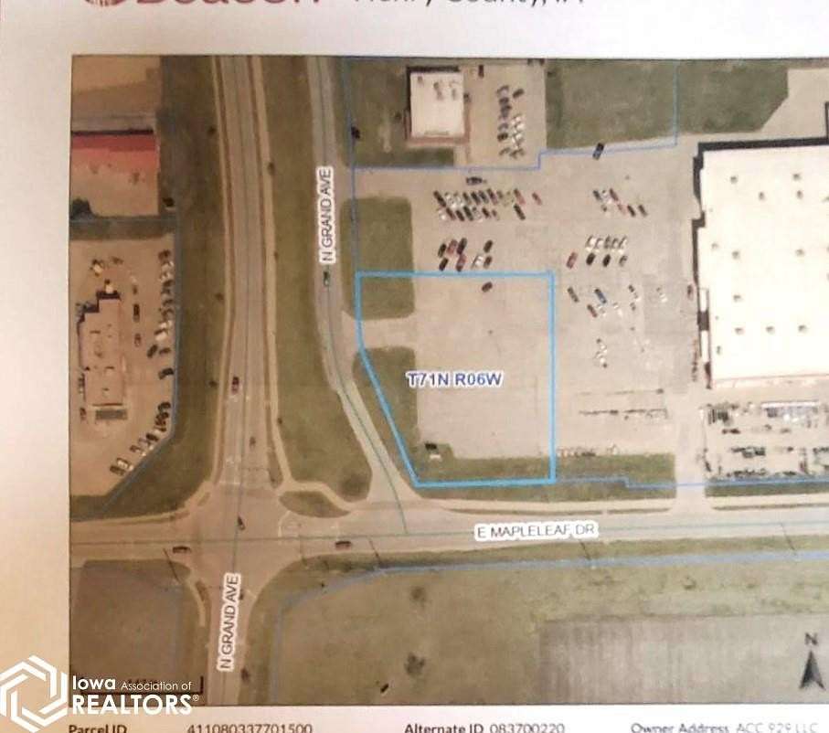 1.2 Acres of Commercial Land for Sale in Mount Pleasant, Iowa