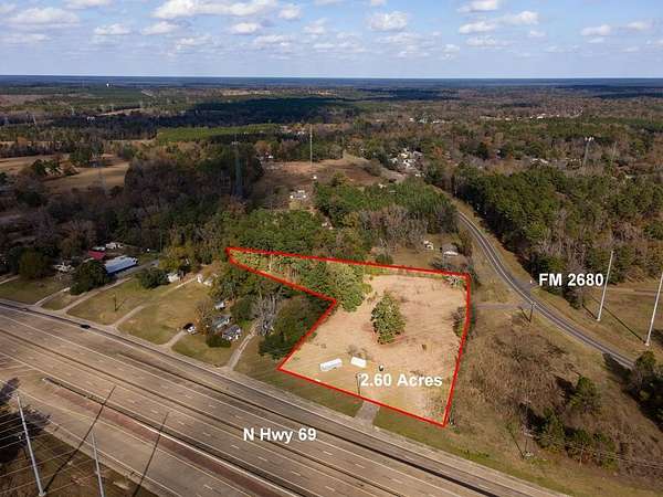 2.6 Acres of Commercial Land for Sale in Lufkin, Texas