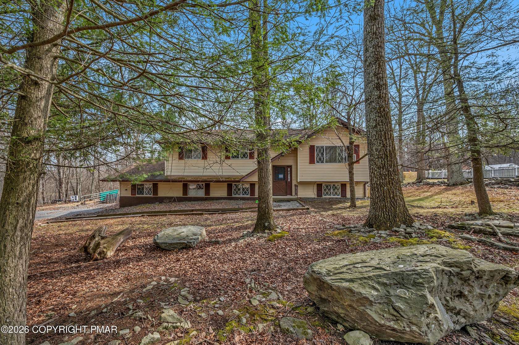 1.57 Acres of Land with Home for Sale in Canadensis, Pennsylvania