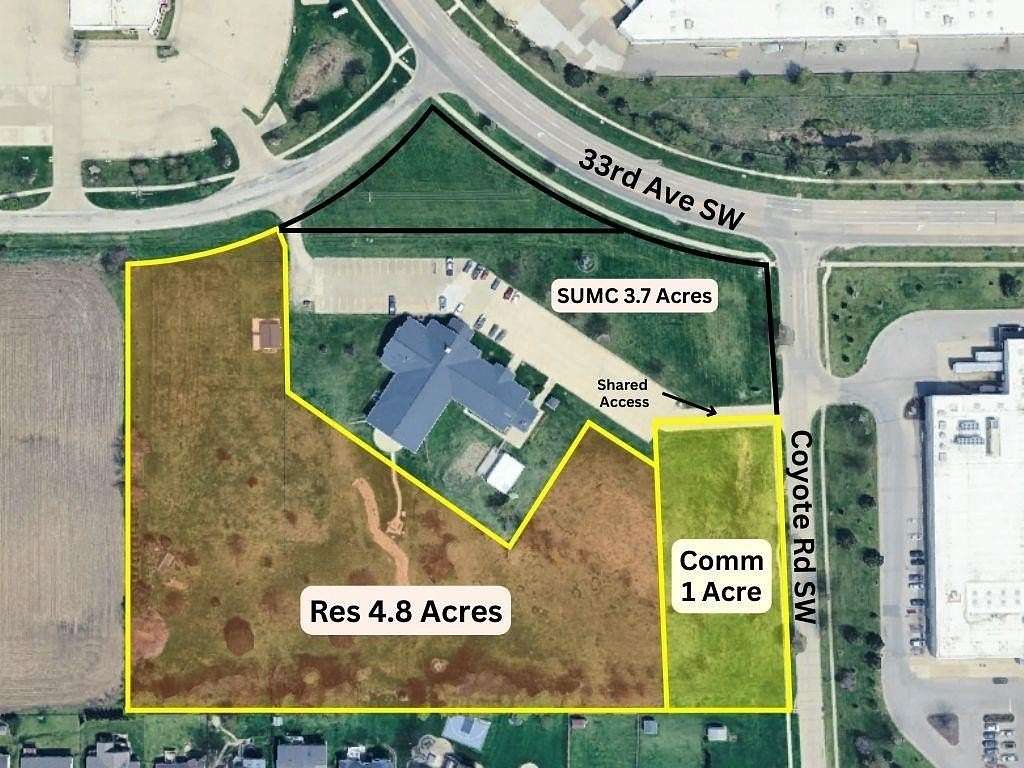 4.8 Acres of Residential Land for Sale in Cedar Rapids, Iowa