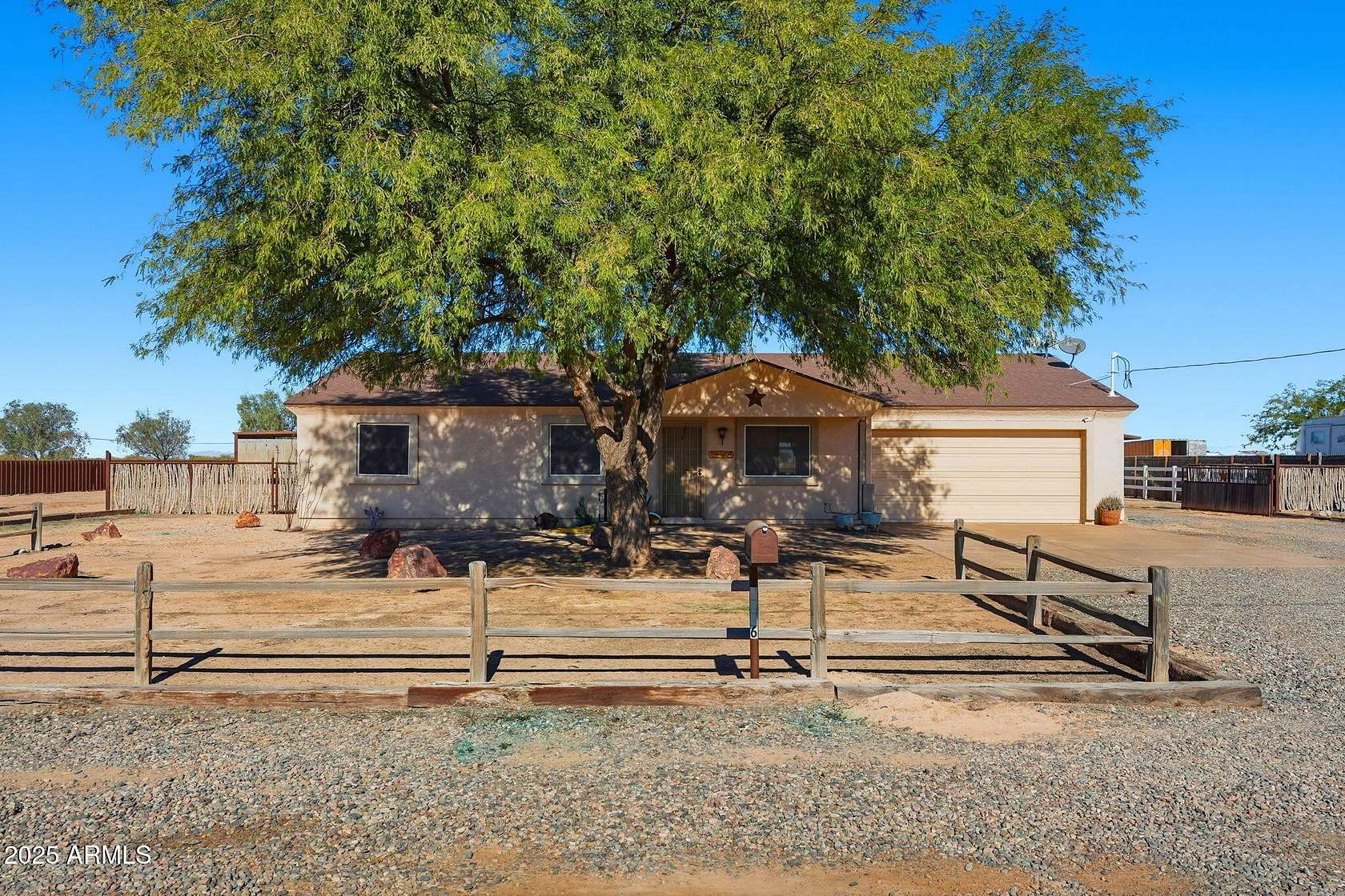 7.83 Acres of Land with Home for Sale in Coolidge, Arizona