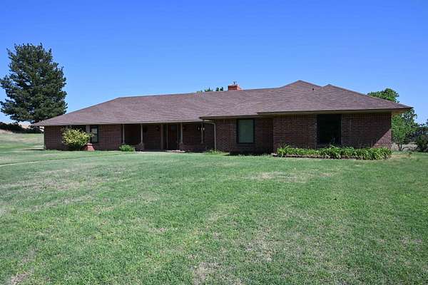 34.3 Acres of Recreational Land with Home for Sale in Shattuck, Oklahoma
