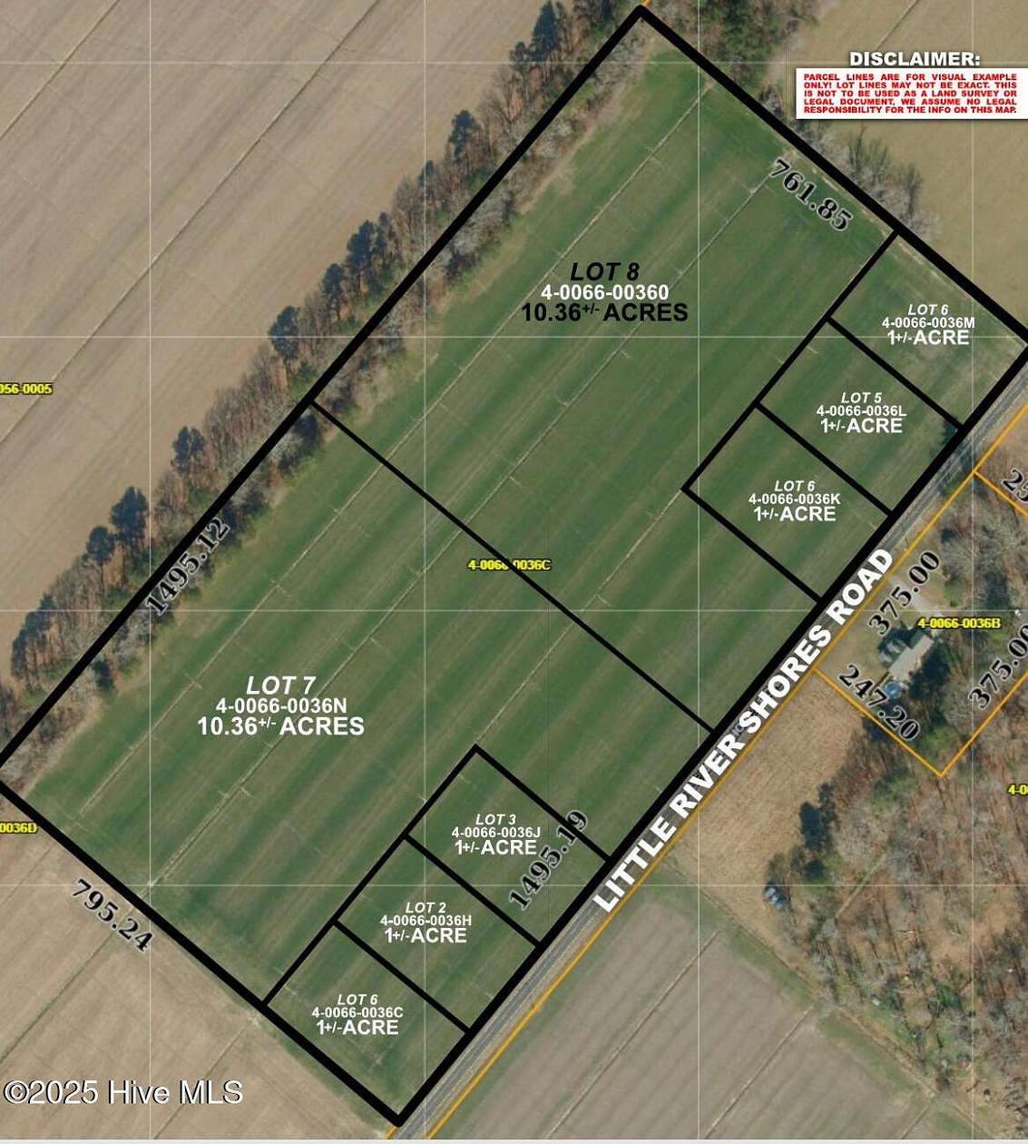 10.4 Acres of Land for Sale in Hertford, North Carolina