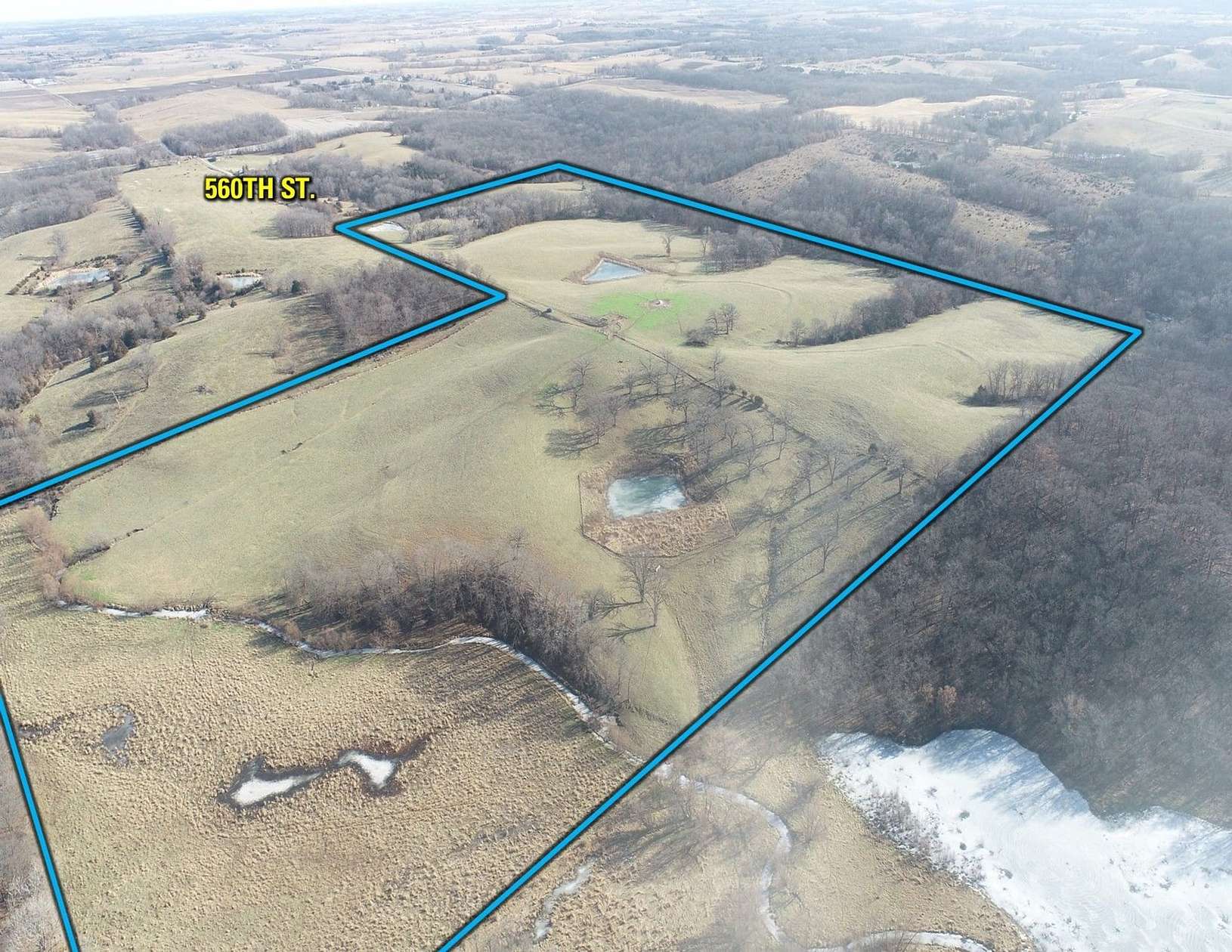120 Acres of Recreational Land for Sale in Moulton, Iowa