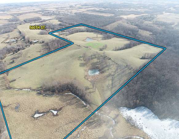 120 Acres of Recreational Land for Sale in Moulton, Iowa