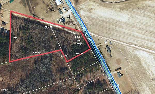 6.23 Acres of Residential Land for Sale in Lillington, North Carolina