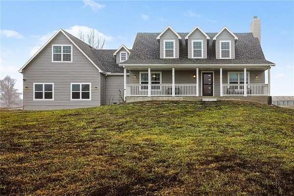 10.4 Acres of Land with Home for Sale in Wellsville, Kansas