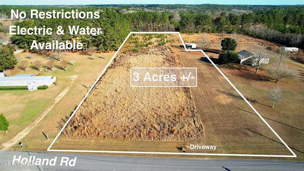 3 Acres of Residential Land for Sale in Lucedale, Mississippi