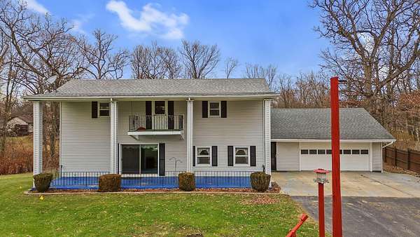 3 Acres of Residential Land with Home for Sale in Cedar Lake, Indiana