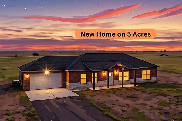 5 Acres of Residential Land with Home for Sale in Amarillo, Texas