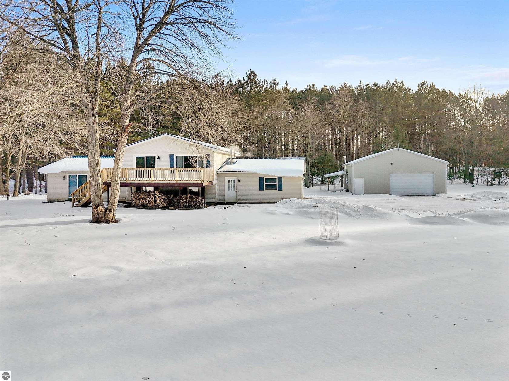 2.5 Acres of Residential Land with Home for Sale in Cadillac, Michigan