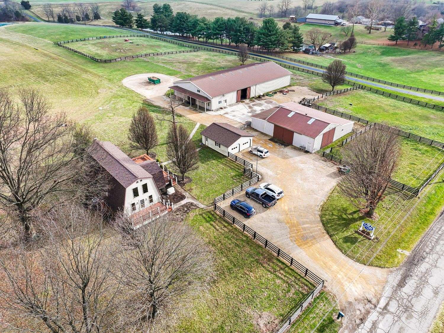 20.2 Acres of Land with Home for Sale in Sunman, Indiana