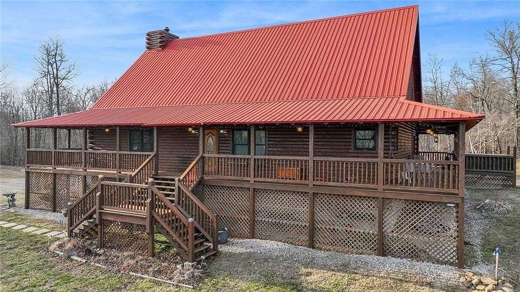 76 Acres of Recreational Land with Home for Sale in Kingston, Arkansas