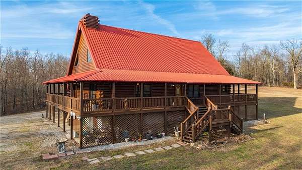 76 Acres of Recreational Land with Home for Sale in Kingston, Arkansas