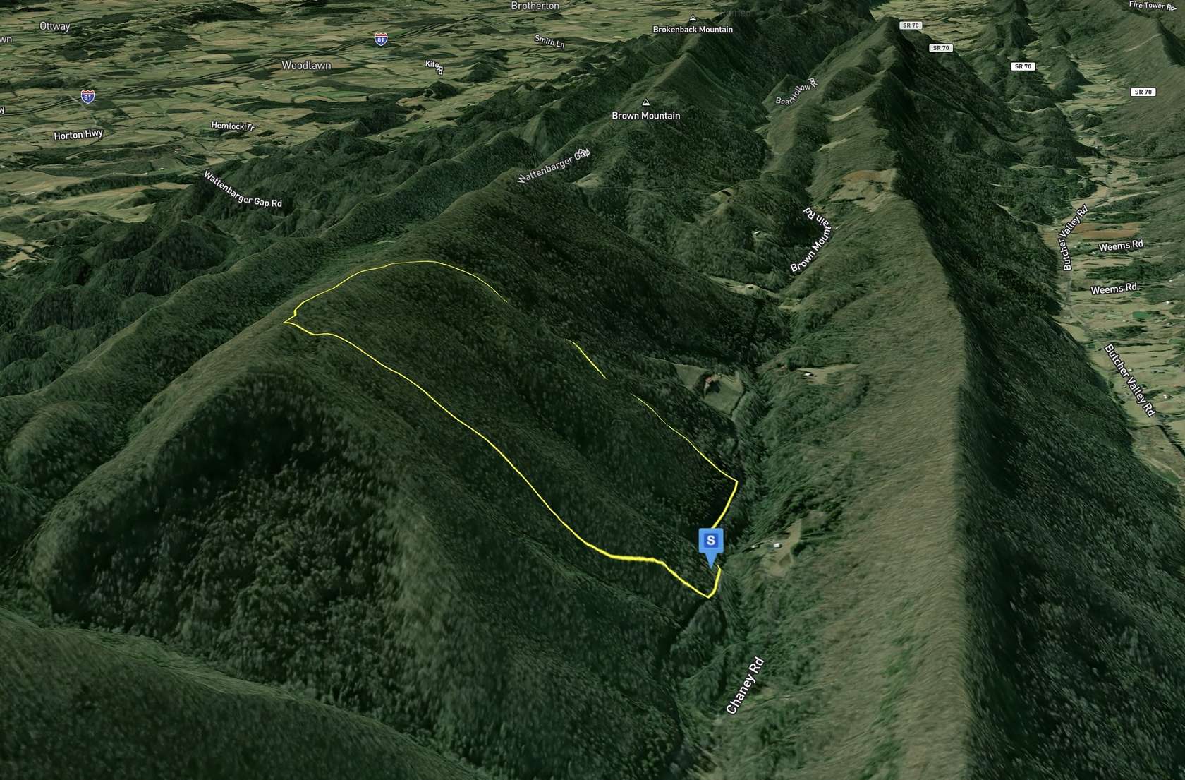 97 Acres of Recreational Land for Sale in Greeneville, Tennessee