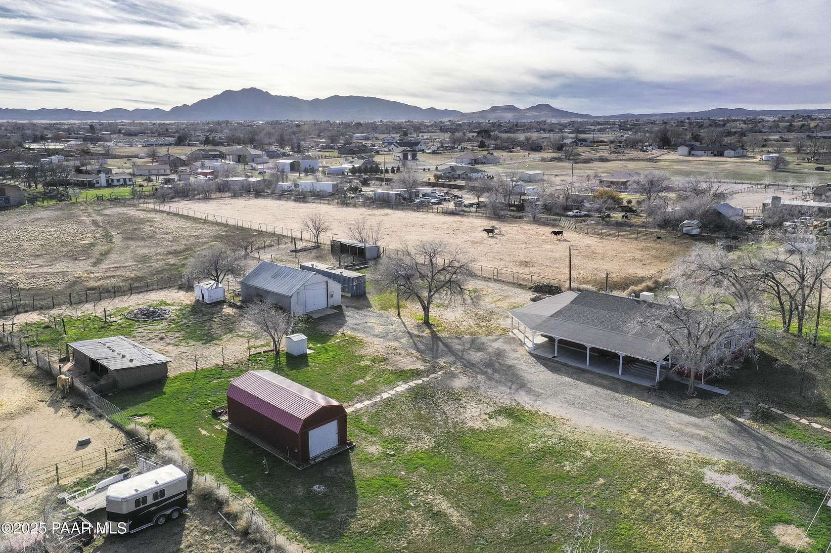 2.69 Acres of Residential Land with Home for Sale in Chino Valley, Arizona