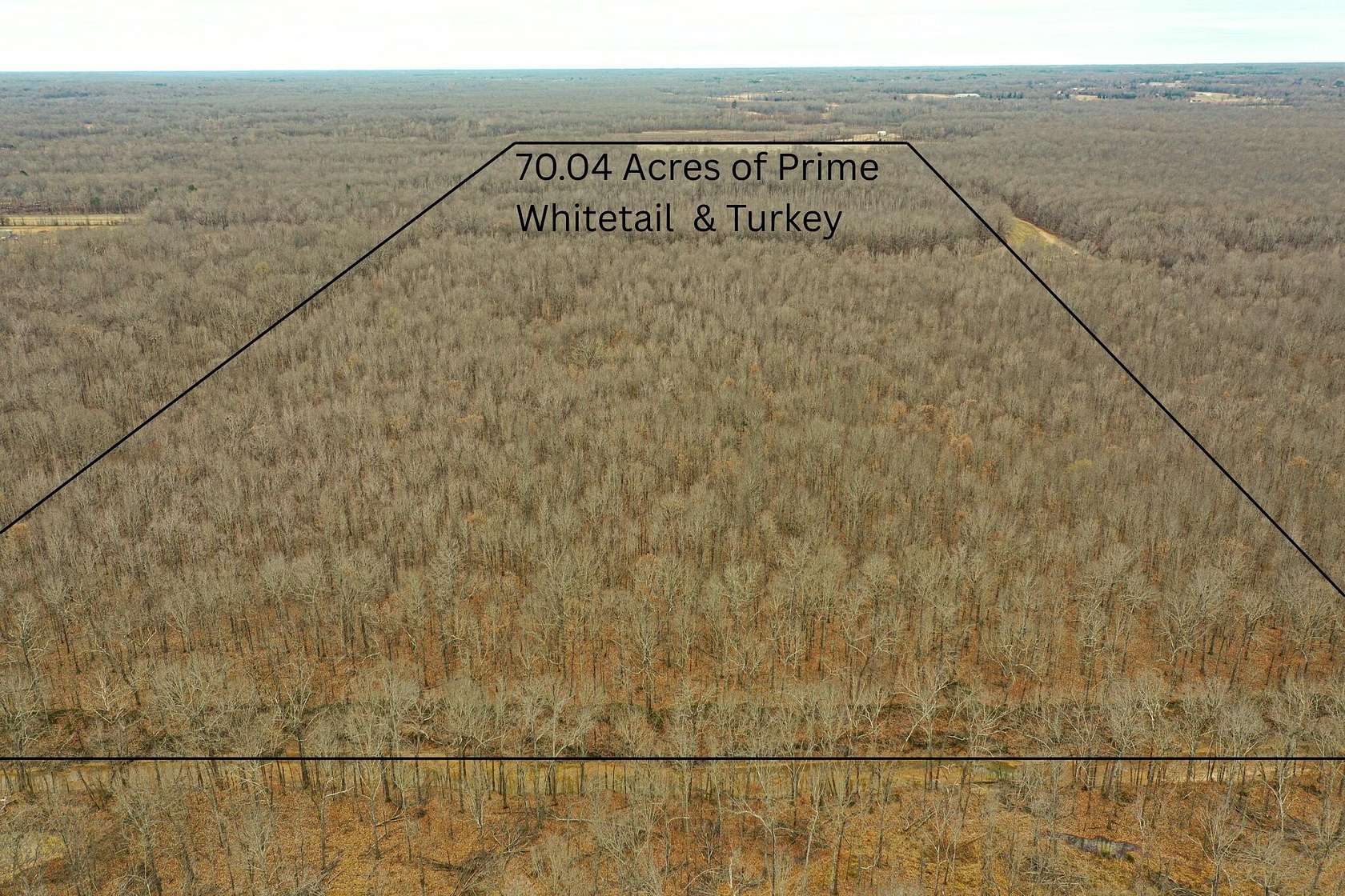 70 Acres of Recreational Land for Sale in Paducah, Kentucky