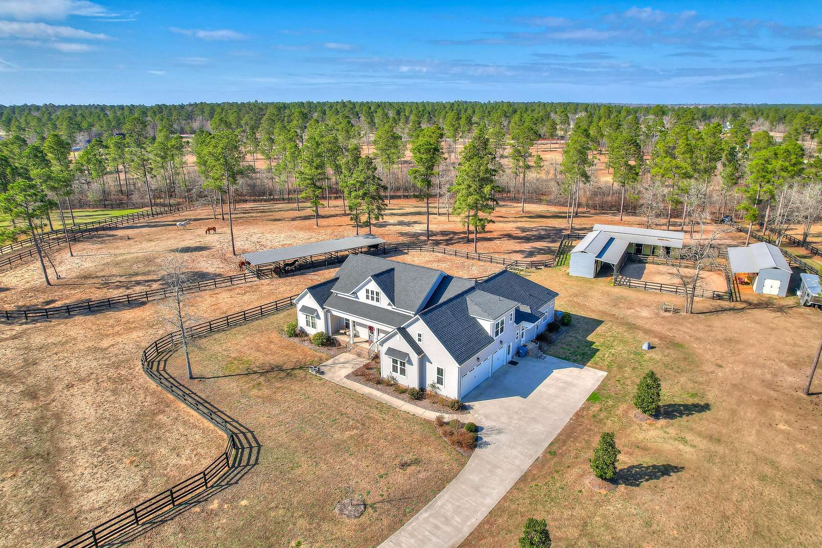 6 Acres of Land with Home for Sale in Aiken, South Carolina