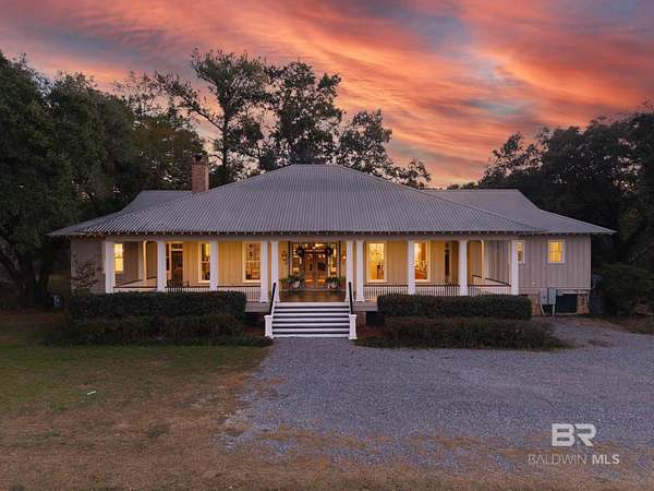 31.3 Acres of Land with Home for Sale in Fairhope, Alabama