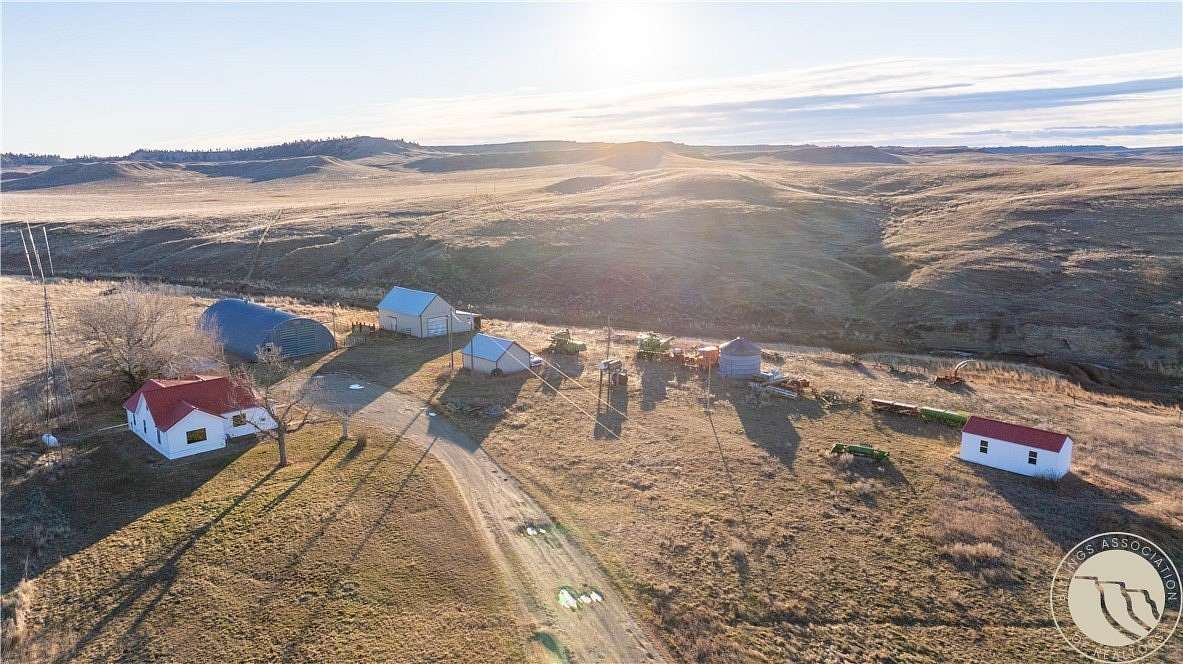 3.4 Acres of Residential Land with Home for Sale in Broadview, Montana