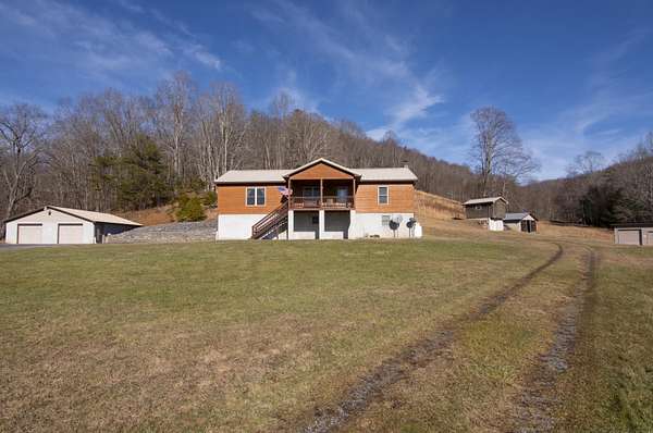 48.7 Acres of Recreational Land with Home for Sale in Falling Spring, West Virginia