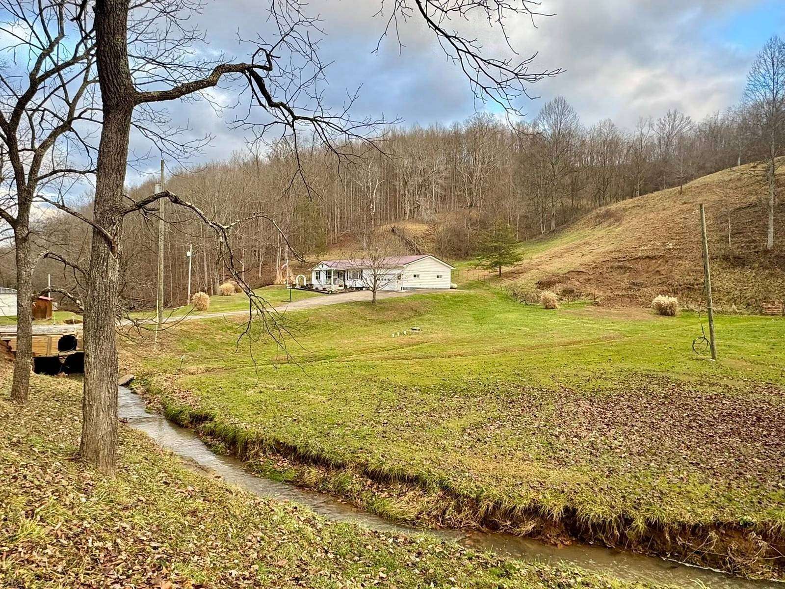 13.7 Acres of Land with Home for Sale in Looneyville, West Virginia
