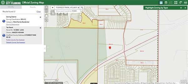 43.3 Acres of Land for Sale in Atlanta, Georgia