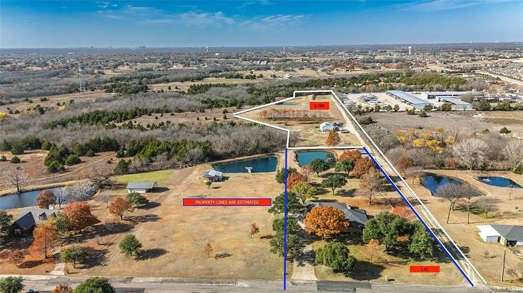 7.89 Acres of Land with Home for Sale in St. Paul, Texas
