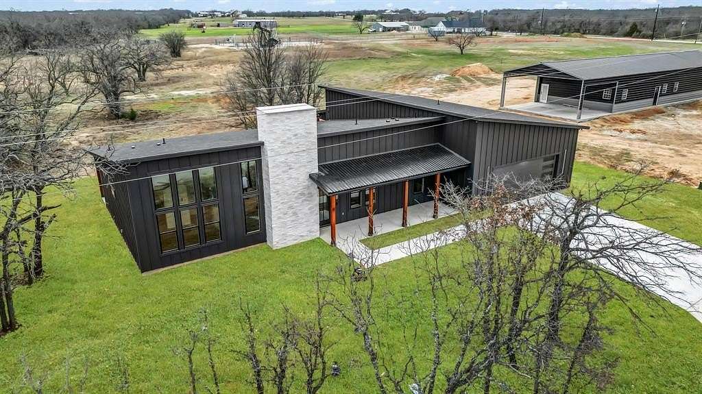 2 Acres of Residential Land with Home for Sale in Poolville, Texas