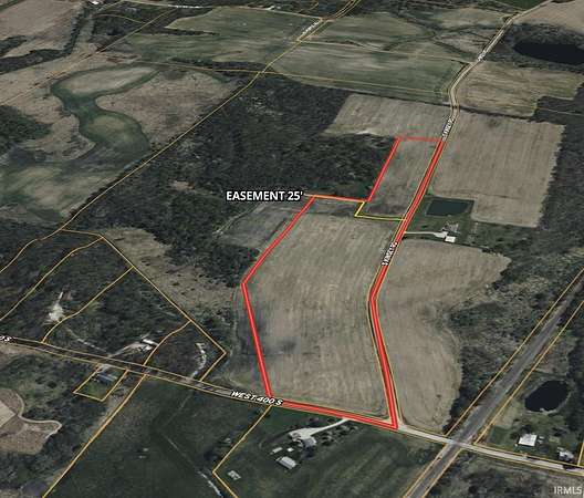 25 Acres of Agricultural Land for Auction in Warsaw, Indiana