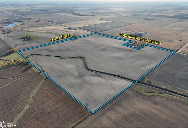 155 Acres of Agricultural Land for Sale in Jefferson, Iowa