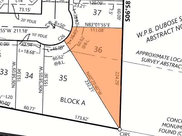 0.37 Acres of Residential Land for Sale in Gordonville, Texas